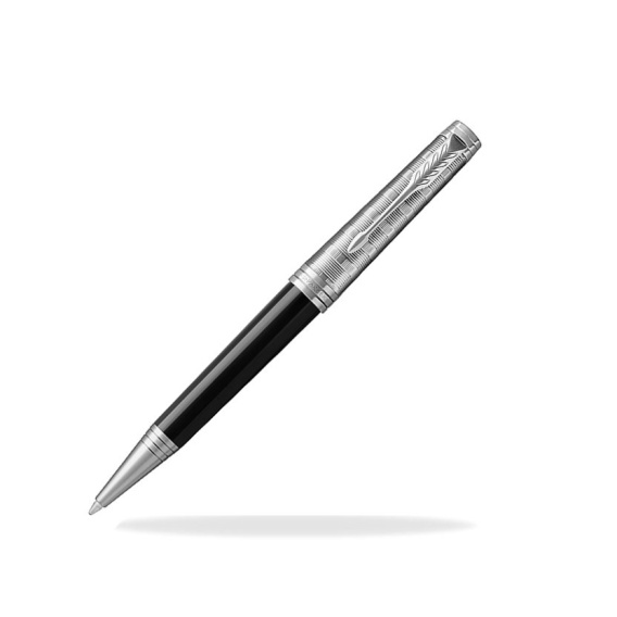 Stylo Plume Parker Premier Custom Black - Modèle Tartan, Plume Or - Neuf De Stock
